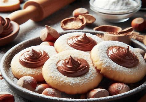 Galletas De Nutella Hechas Con Pocos Ingredientes