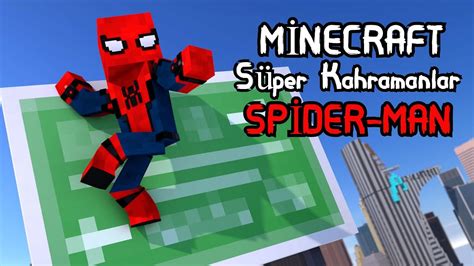 SÜPER KAHRAMAN MODU SPİDERMAN Minecraft Mod Tanıtımı YouTube