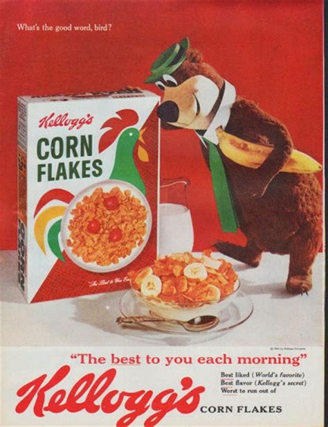 1961 Kellogg S Corn Flakes Vintage Ad What S The Good Word Bird