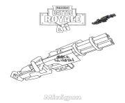 Minigun Coloring Pages