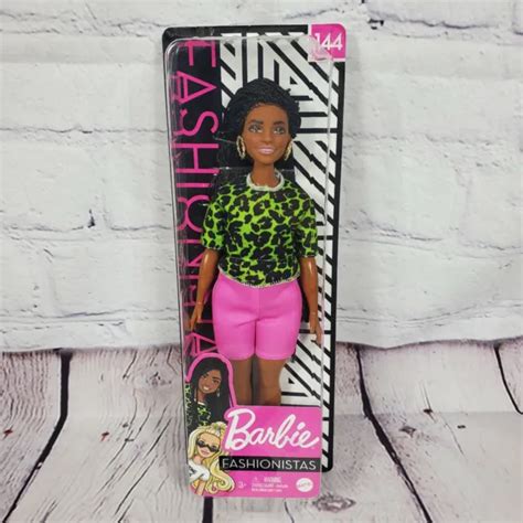 Barbie Fashionistas Doll 144 Mattel Curvy Long Braids £1402 Picclick Uk