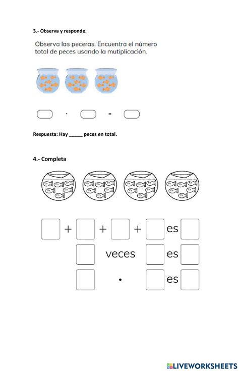 Tabla Del 6 Activity For Tercero Live Worksheets