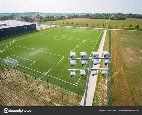 Football Field Light Stand Lighting Stock Photo By ©zoomteam 211810494