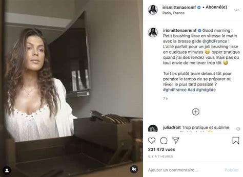 Iris Mittenaere Son Astuce Pour Avoir Un Brushing Parfait