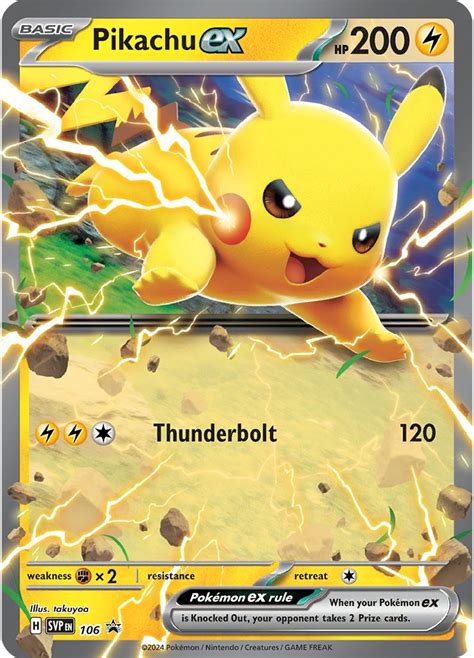 Serebii net Pokémon Card Database SV Promos 106 Pikachu ex