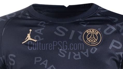 Club Exclu Le Maillot Pré Match Third Psg X Jordan Pour La Saison