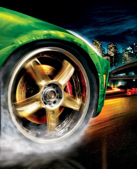 Need For Speed Underground 2 Wheels Video Game Art Night Need For Speed Video Games Car Portrait ...