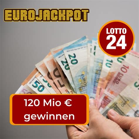 120 Mio im EuroJackpot 2 Felder für 1 bei Lotto24