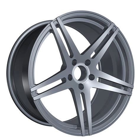 Custom Designs Monoblock Gun Metal 1 Piece Double Five Spokes Forged Wheels For Mercedes Benz