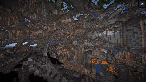 Largest Dripstone Cave System I Have Ever Seen. Coordinates -134, 603 ...