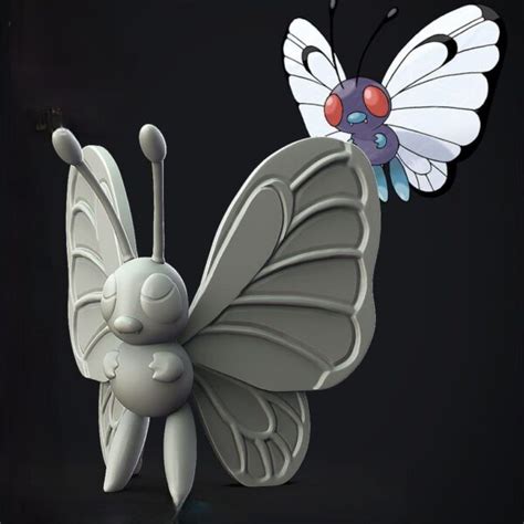 Stl File Pokemon Butterfree Dprintingfigure