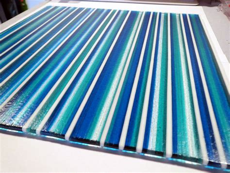 A Strip Construction Glass Fusing Part Sheet Fused Glass Artwork Glass Fusing Projects Fused