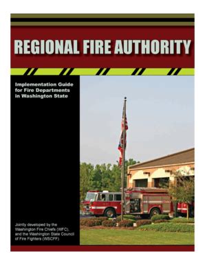 Fillable Online Mrsc Regional Fire Authority Implementation Guide For