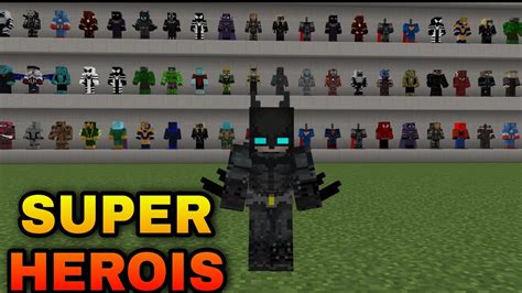 INCRIVEL NOVA ADDON MOD DE SUPER HEROIS MAIS 200 HEROIS