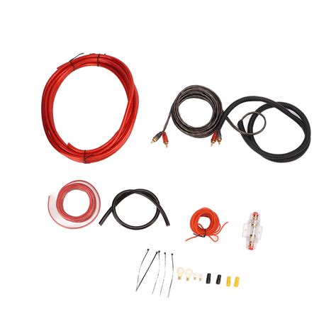 4 Gauge Car Audio Cable Amp Wiring Kit Amplifier Installation Wiring ...