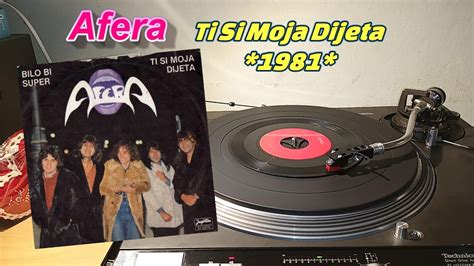 Afera Ti Si Moja Dijeta 1981 Vinyl Rip Reupload YouTube