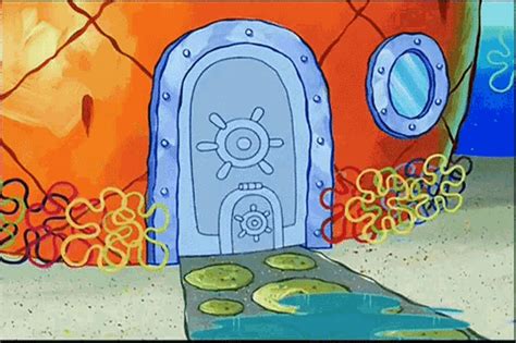 Spongebob Squarepants Gary Takes A Bath  Spongebob Squarepants Gary Takes A Bath Door