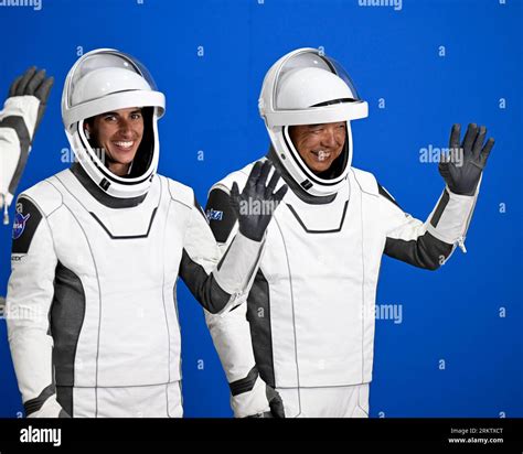 The Nasa Spacex Crew 7 Members Nasa Astronaut Jasmin Moghbeli And Jaxa