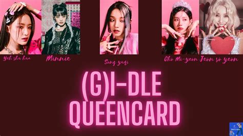 Gi Dle Queencard English Andspanish Lyrics Youtube