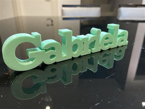 Nome Gabriela Para Impressão 3d Criacoisas