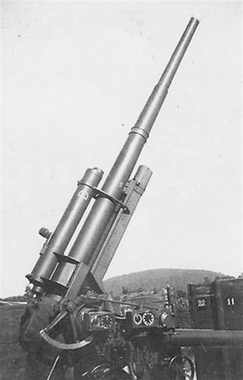 Flak 88 AA Gun Ready To Firing Against Aircraft World War Photos