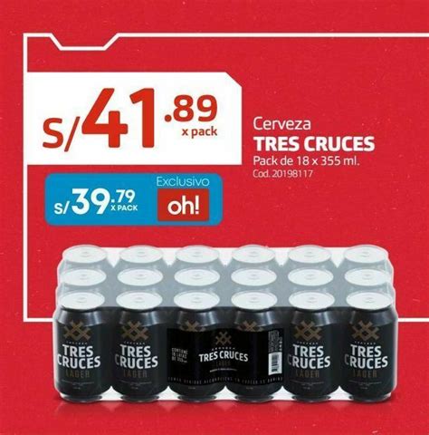 Cerveza Tres Cruces Pack De X Ml Oferta En Makro