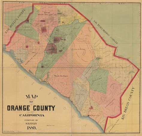 Road Map Of Southern California Including Santa Barbara Los Map Of