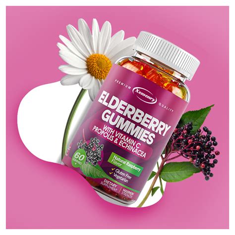 Xemenry Elderberry Gummies 200mg Immune System Support Supplements