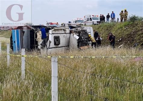 Tres Muertos Y Lesionados Por Volcadura De Autob S Comercial En La