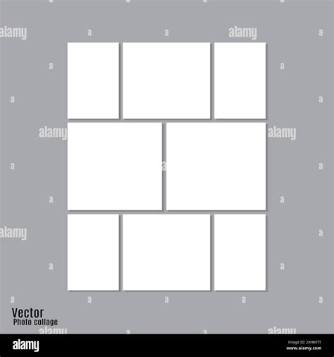 Photo Collage Template Vector Illustration Stock Vector Image And Art Alamy
