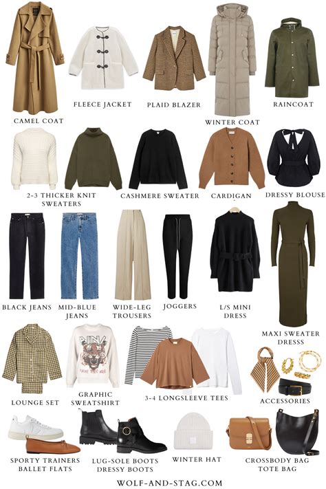 Autumn Winter Capsule Wardrobe Image Wolf And Stag