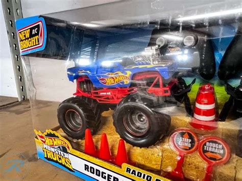 Hot Wheels Monster Trucks Radio Control Twin Pack Rodger Dodger Bone Shaker Roller Auctions