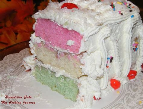 Neapolitan Cake Festive Holiday Cakes My Cooking Journey