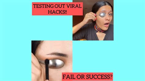 Testing Out Viral Fashion And Makeup Hacks Fail Or Success Giti