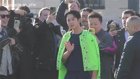 Jung Hae In Dior Menswear Fall Winter Fashion Show In Paris