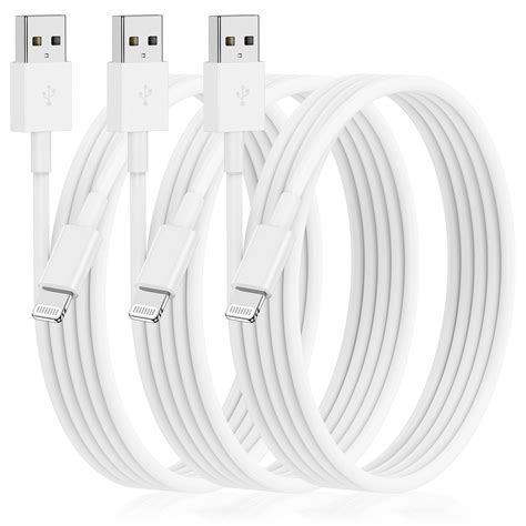 3Pack Apple MFi Certified Long IPhone Charging Cable For IPhone14 3M