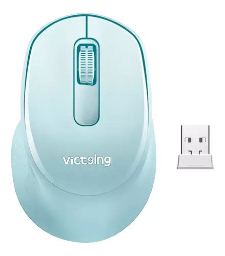 Mouse Optico Silencioso G Inalambrico Victsing Menta Meses Sin Inter S