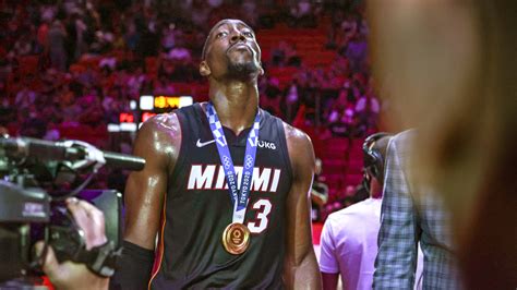 Bam Adebayo On Olympic Banner After Tokyo 2020 Gold Medal Miami Herald