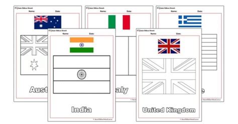 Free World Flags Colouring Pages To Download Aussie Childcare Network