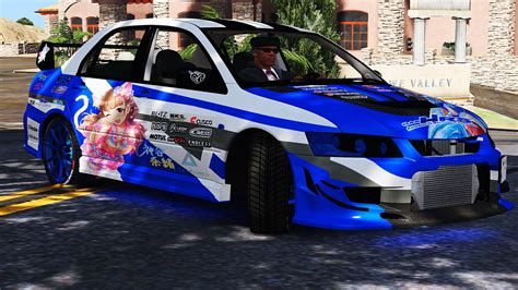 Mitsubishi Lancer Evolution Ix Mr Itasha Livery Garagehrs Evo Gta