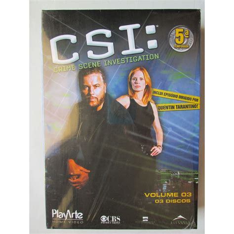 Dvd Csi Crime Scene Investigation 5a Temporada Vol 3 Box 3 Dvds