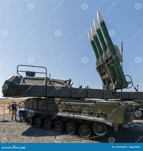 Russian Self Propelled Medium Range Surface To Air Missile System Buk