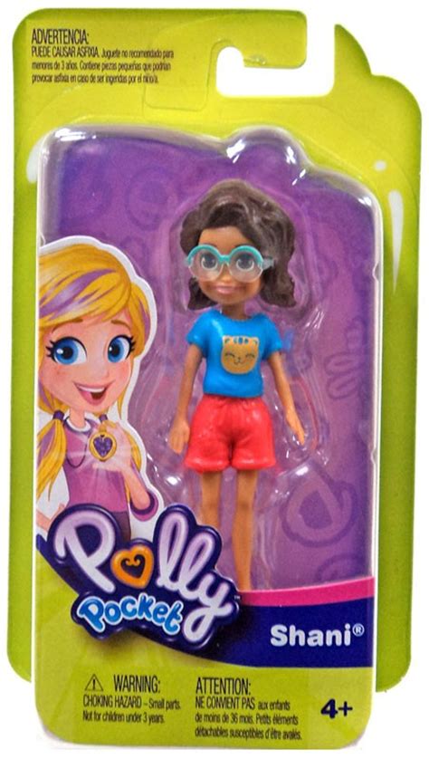 Polly Pocket Trendy Outfit Shani Mini Figure Red Shorts Mattel Toys