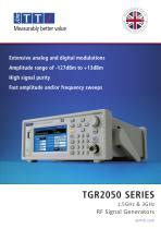 Generador de señal TGR205x Series TTI RF programable con modo