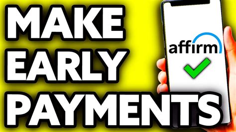 How To Make Early Payments On Affirm EASY YouTube