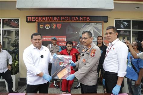 Pelaku Utama Pencurian Dengan Kekerasan Digulung Reskrimum Polda Ntb