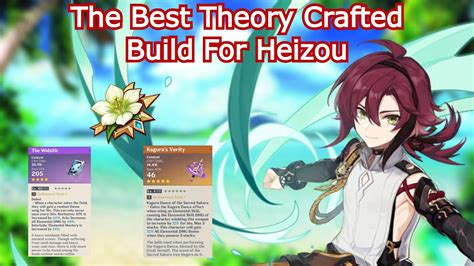 The Best Build For Dps Heizou Genshin Impact Youtube