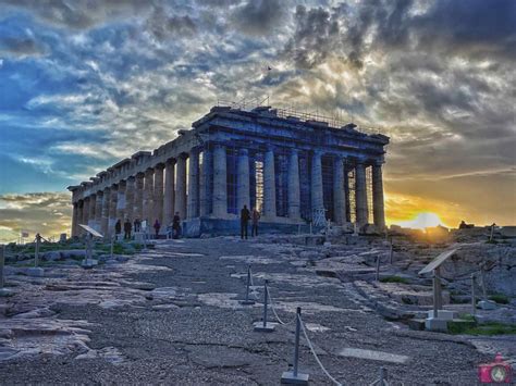 Acropoli Partenone Atene Viaggiare Uno Stile Di Vita