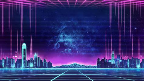 abstract city buildings digital art   wallpaper