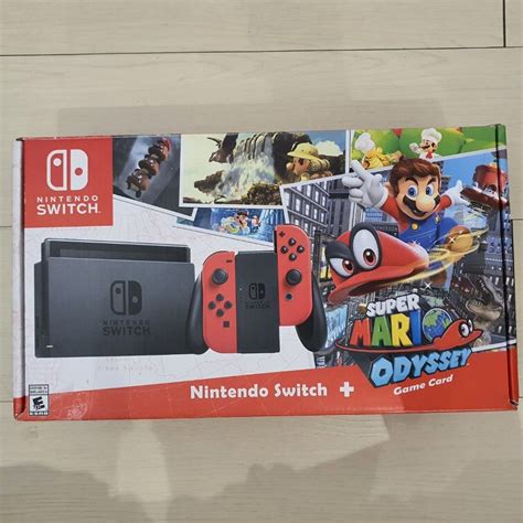 Nintendo Switch V1 Mario Odyssey Edition Video Gaming Video Game